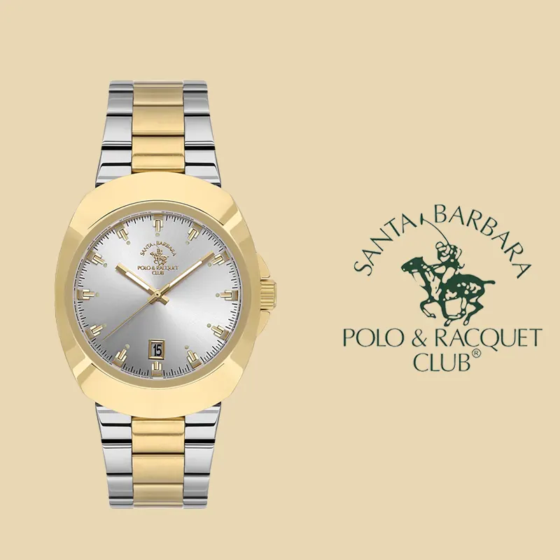 Santa Barbara Polo & Racquet Club Two-tone Ladies Watch- SB.1.10600-5